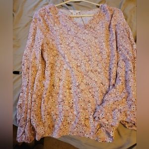 Pink with floral blouse